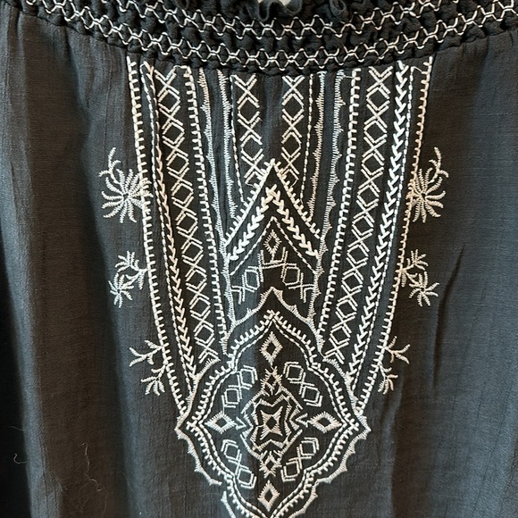 Off shoulder boho top oversized small - Picture 2 of 6